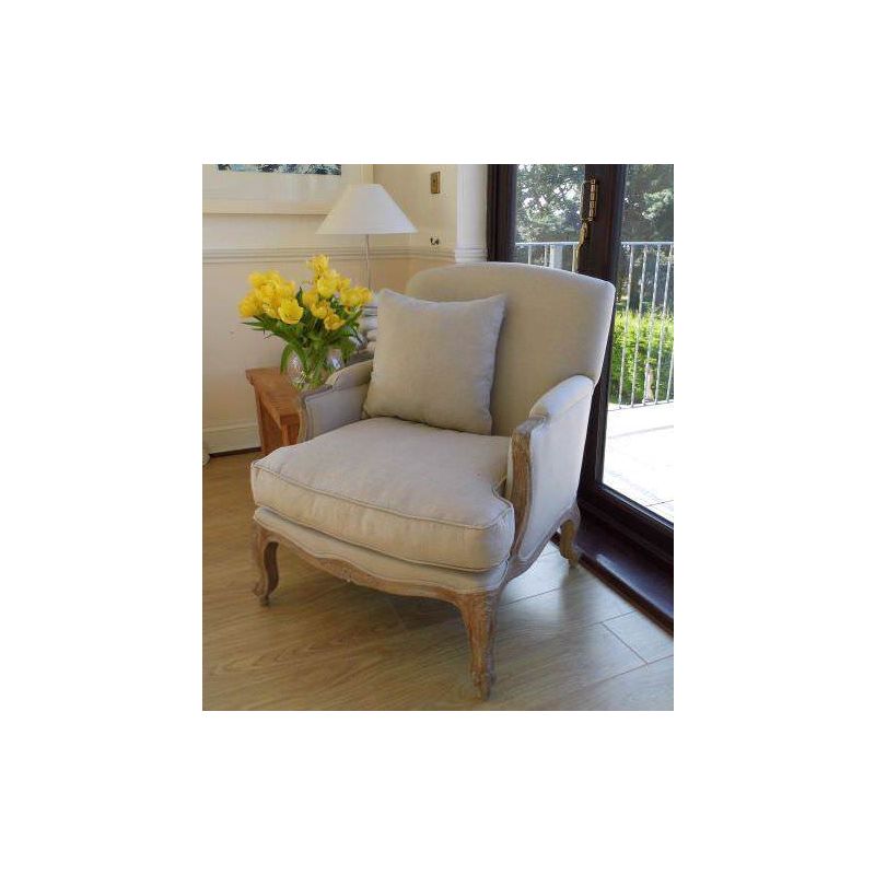 American Oak Grey Wash Claremont Sofa Chair